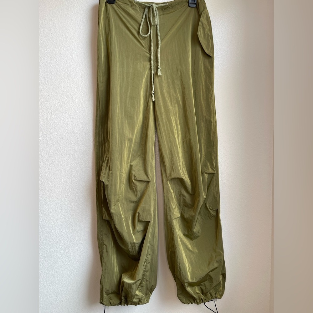 Solado Olive Green Women's Drawstring Cargo Pants‎ Size S